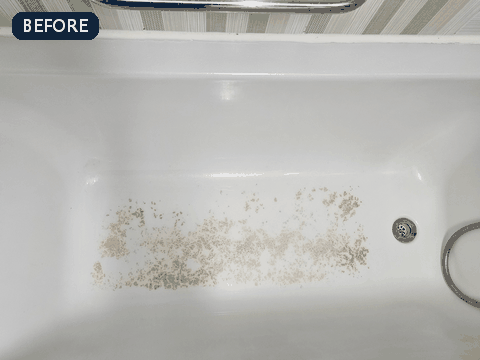 바닥 녹물 얼룩 코팅 복원 바닥 녹물 얼룩 코팅 복원 시공 전후 변화 애니메이션
